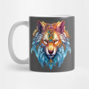 Mandala Wolf Mug
